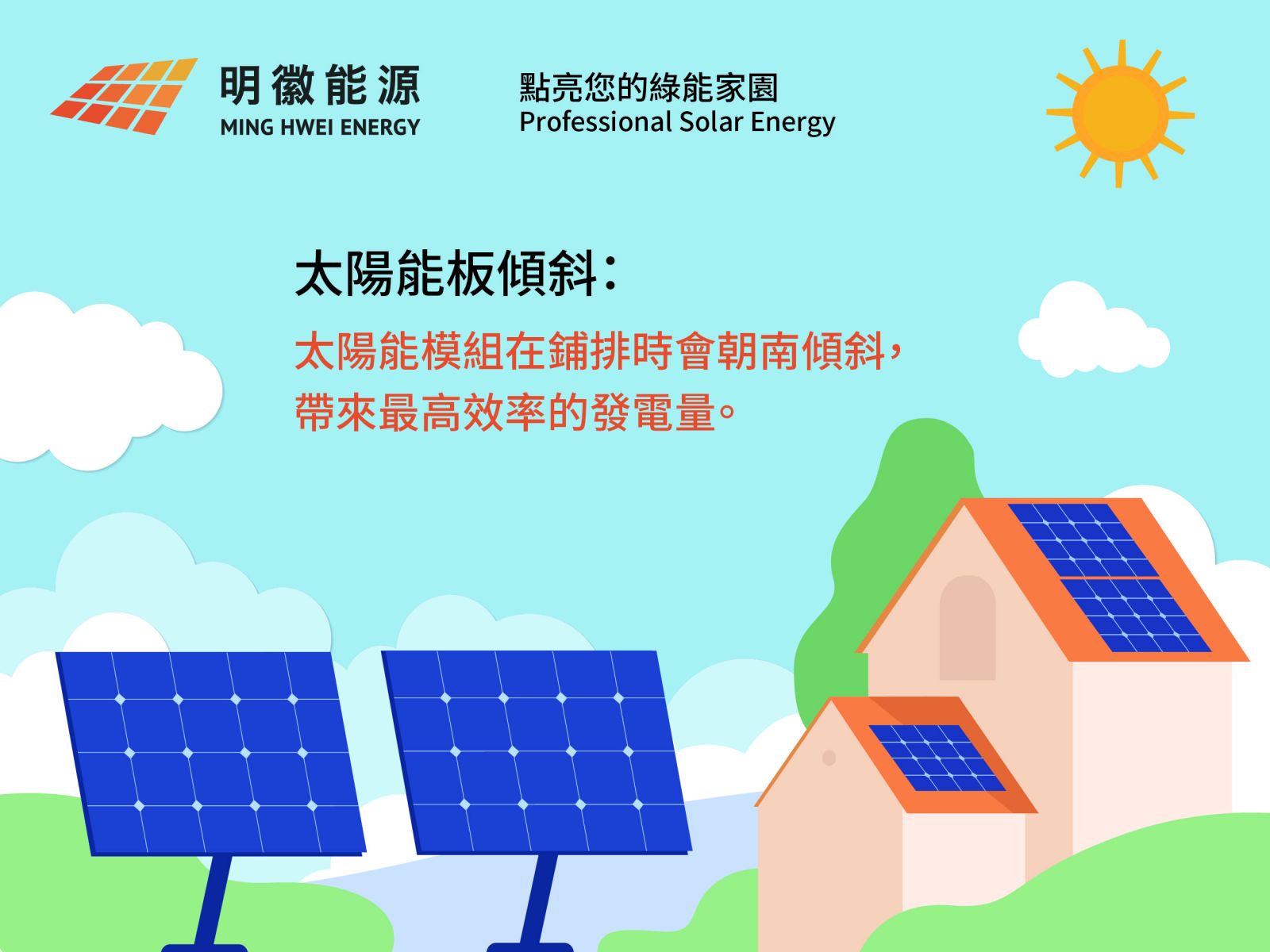 明徽能源,太陽能,居家型太陽能,太陽能光電系統
